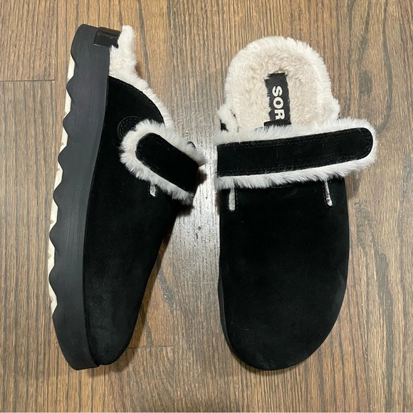 SOREL Women's Viibe Clog Suede Cozy - Picture 3 of 12